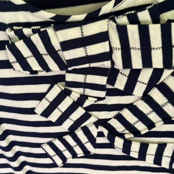 Navy and white stripe Tank Top - Picture 2 of 4